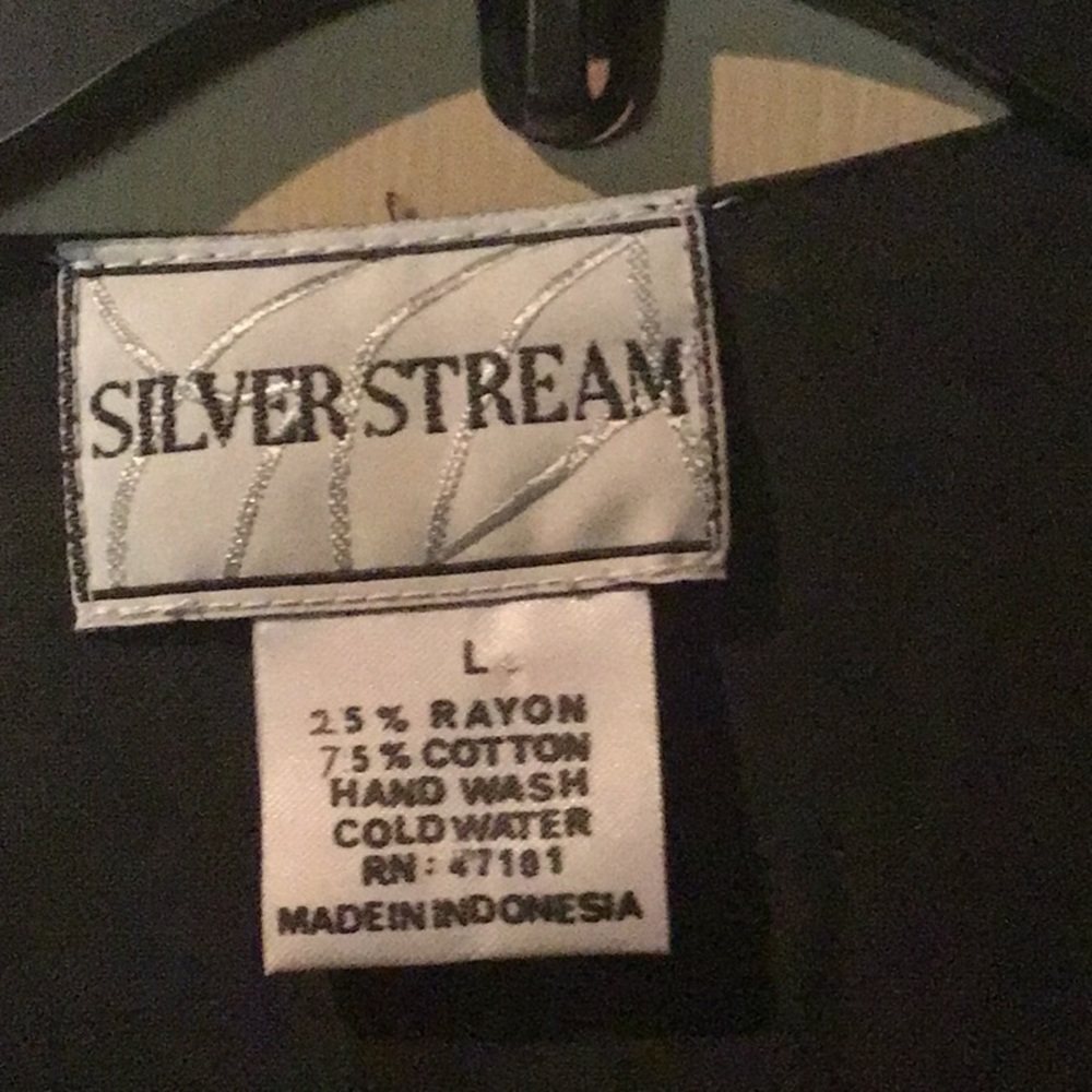 Black and Silver Sequin Vest - Picture 2 of 4